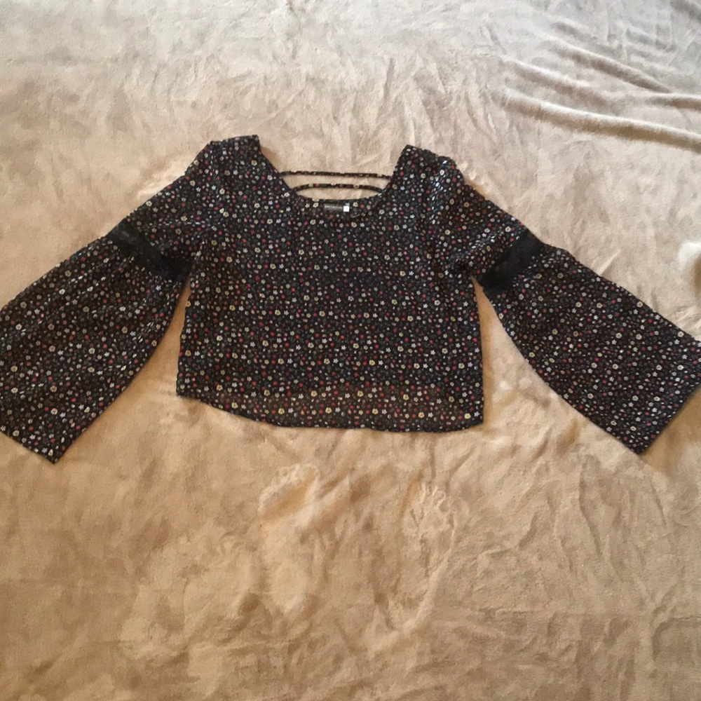 Sheer crop top